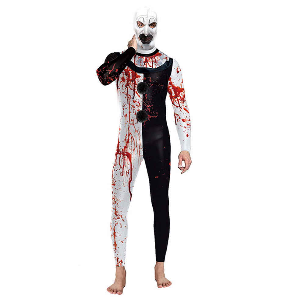 Film Terrifier 3(2024) Art The Clown Tenue Tachée de Sang Cosplay Costume