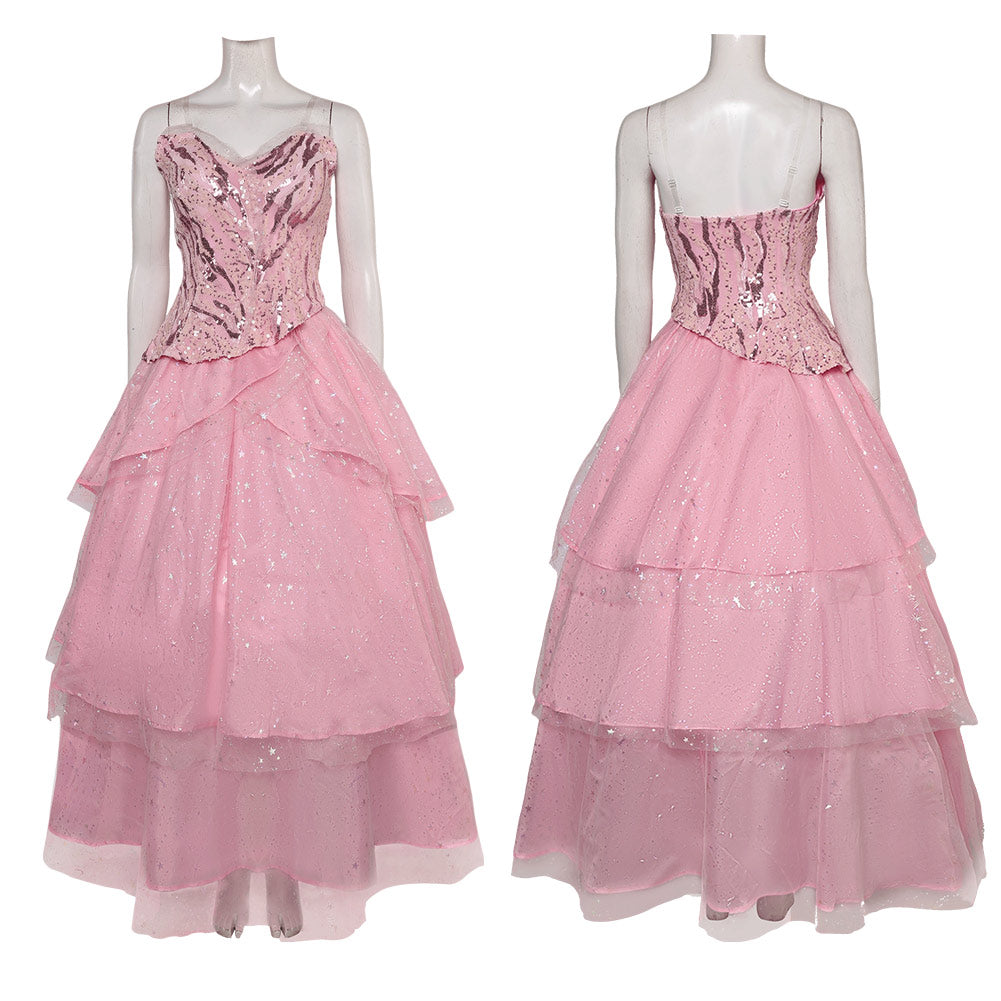 Wicked(2024) Glinda Tenue Rose Copslay Costume – Newcossky.fr