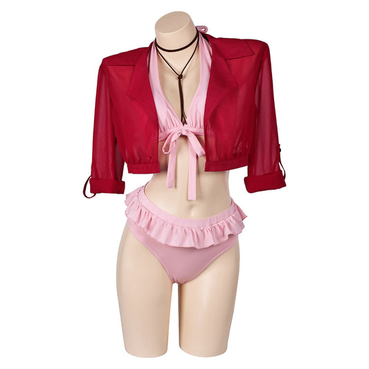 Final Fantasy VII: Rebirth Aerith Gainsborough Maillot de Bain Bikinis Cosplay Costume Design Original