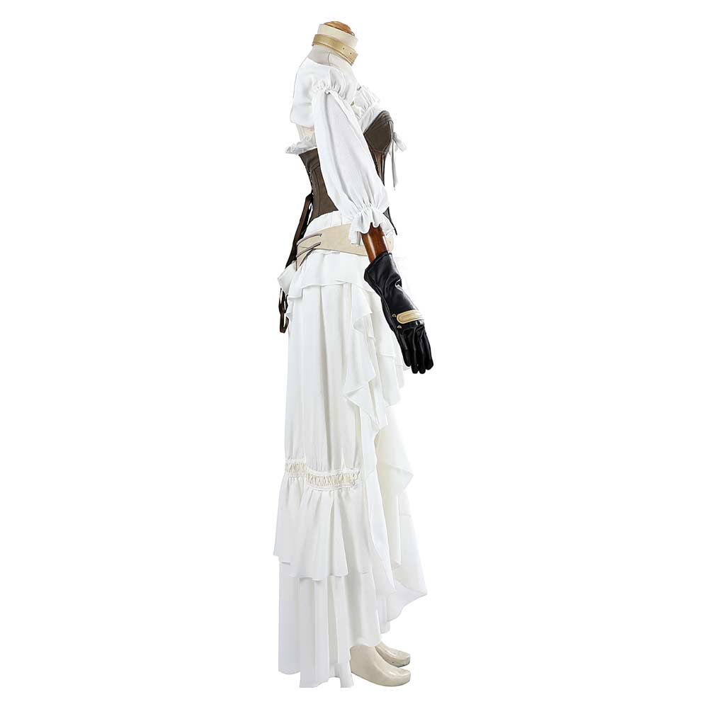 Final Fantasy XIV Neo-Ishgardian Healing Tenue Blanche Cosplay Costume