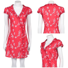 Fleabag Fleabag Robe Imprimée Rouge Cosplay Costume