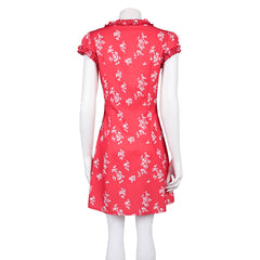 Fleabag Fleabag Robe Imprimée Rouge Cosplay Costume