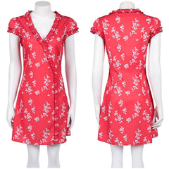 Fleabag Fleabag Robe Imprimée Rouge Cosplay Costume