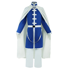 Frieren: Beyond Journey‘s End Himmel Tenue Bleue et Blanche Cosplay Costume