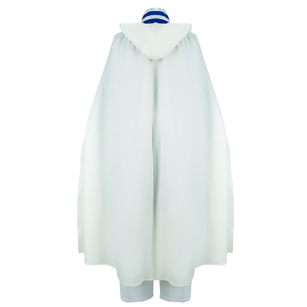 Frieren: Beyond Journey‘s End Himmel Tenue Bleue et Blanche Cosplay Costume