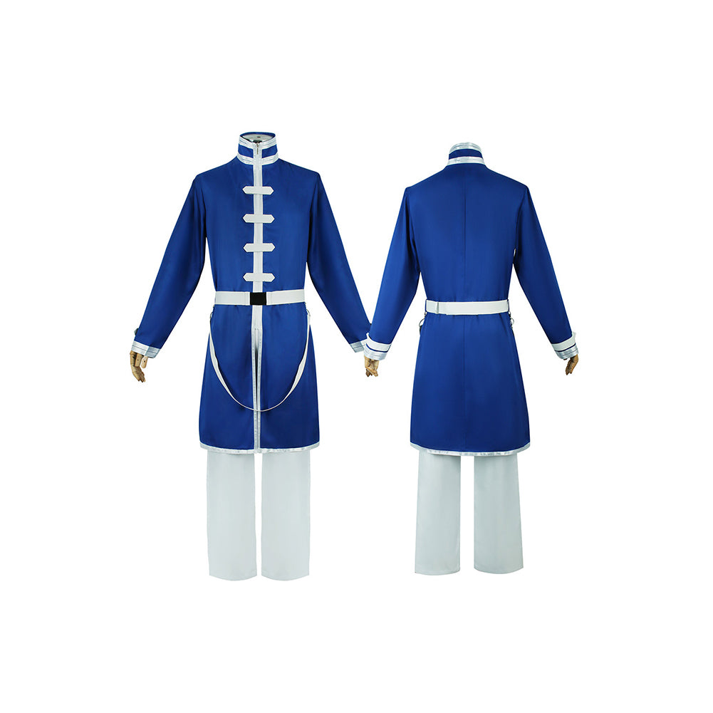 Frieren: Beyond Journey‘s End Himmel Tenue Bleue et Blanche Cosplay Costume