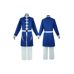 Frieren: Beyond Journey‘s End Himmel Tenue Bleue et Blanche Cosplay Costume