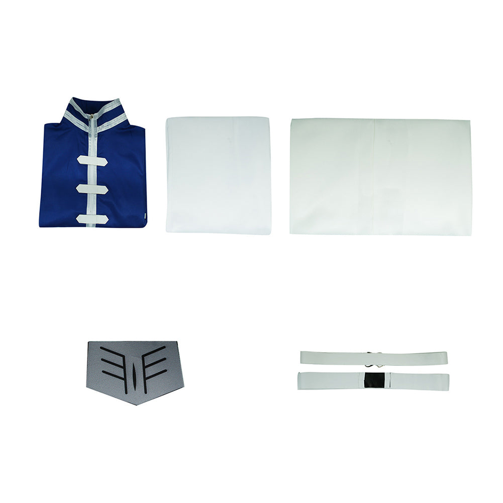 Frieren: Beyond Journey‘s End Himmel Tenue Bleue et Blanche Cosplay Costume