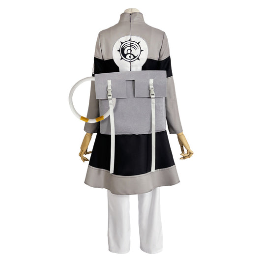 Gachiakuta Aisha Tenue Grise et Noire Cosplay Costume