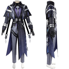 Genshin Impact Flins Tenue Noire Cosplay Costume