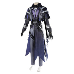 Genshin Impact Flins Tenue Noire Cosplay Costume