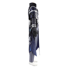 Genshin Impact Flins Tenue Noire Cosplay Costume