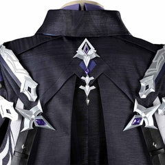 Genshin Impact Flins Tenue Noire Cosplay Costume