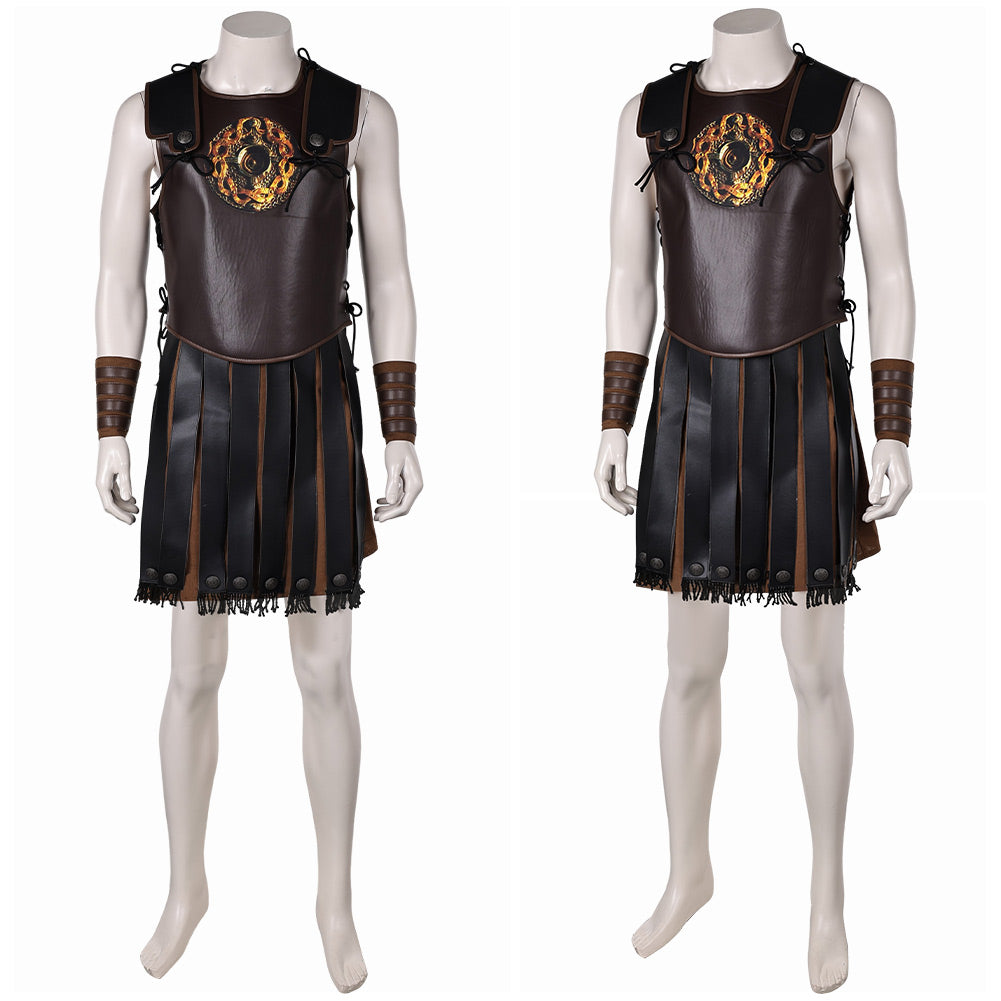 Gladiator 2(2024) Lucius Tenue Brune Cosplay Costume