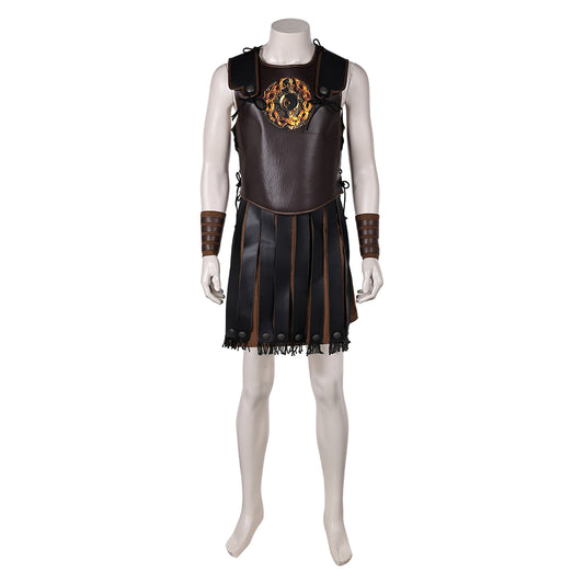 Gladiator 2(2024) Lucius Tenue Brune Cosplay Costume