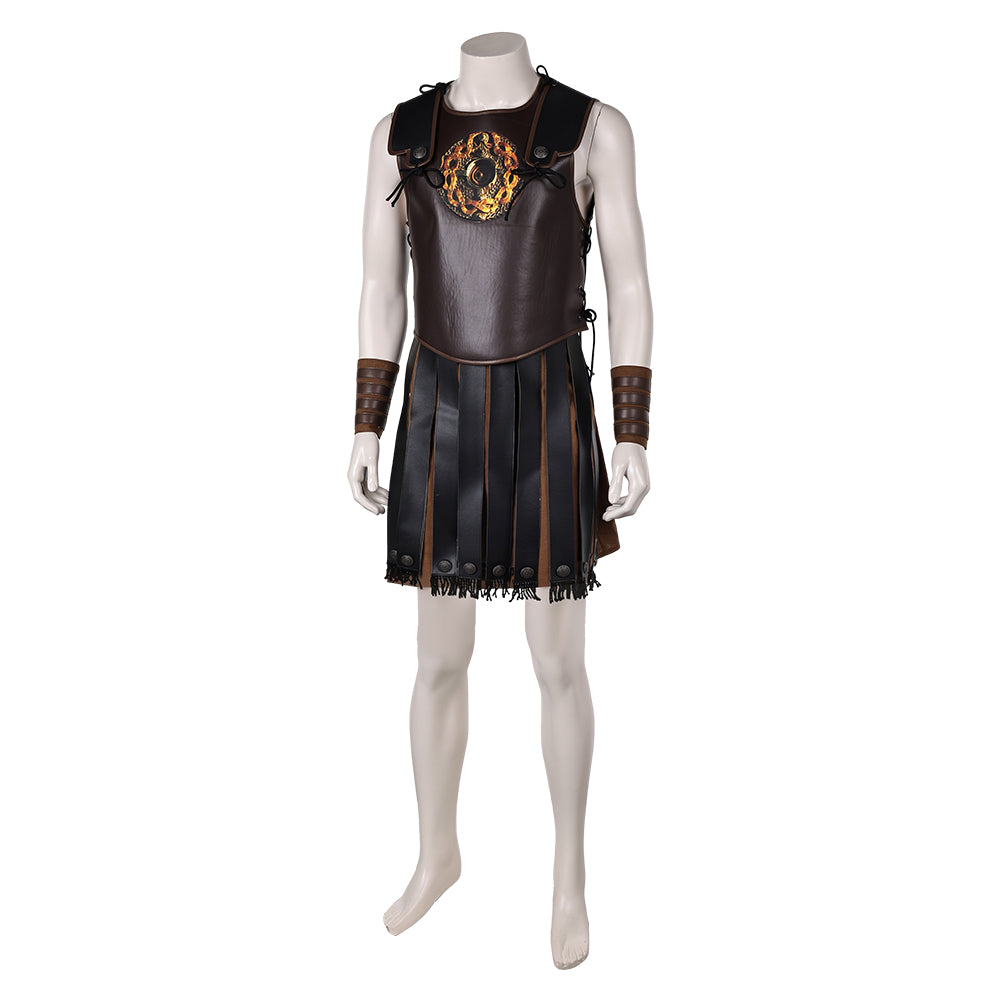 Gladiator 2(2024) Lucius Tenue Brune Cosplay Costume