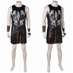 Gladiator 2(2024) Lucius Tenue Noire Cosplay Costume