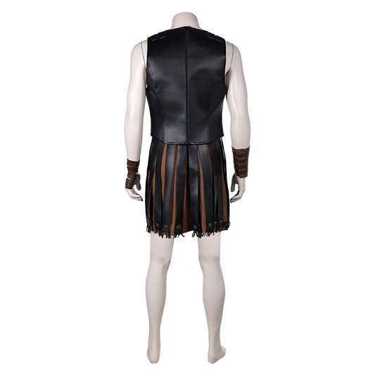 Gladiator 2(2024) Lucius Tenue Noire Cosplay Costume