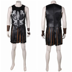 Gladiator 2(2024) Lucius Tenue Noire Cosplay Costume