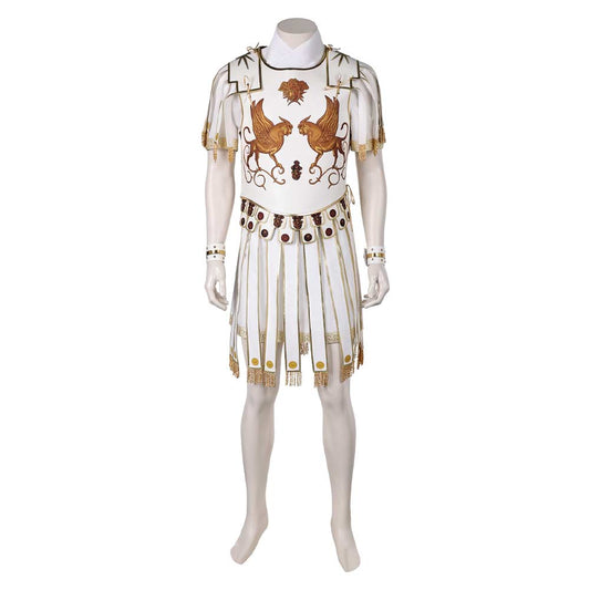 Gladiator 2(2024) Marcus Acacius Tenue Blanche Cosplay Costume