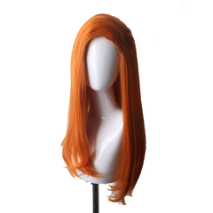 Cosplay Perruque Atom Eve Invincible 4(2026) TV Perruque Orange Femme
