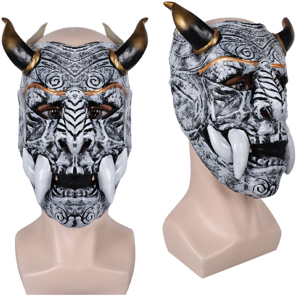 Hannya Diable Japonais Masque Gris Cosplay Accessoire