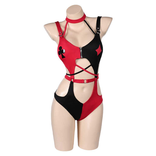 Harley Quinn Maillot de Bain Lingerie Cosplay Costume