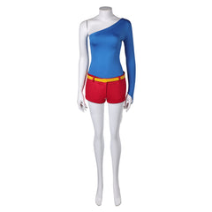 Harley Quinn Saison 5(2025) Harley Quinn Tenue Bleue et Rouge Cosplay Costume
