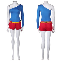 Harley Quinn Saison 5(2025) Harley Quinn Tenue Bleue et Rouge Cosplay Costume