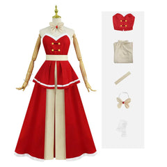 Hazbin Hotel 2‎(2025) Charlie Tenue Rouge et Jaune Cosplay Costume