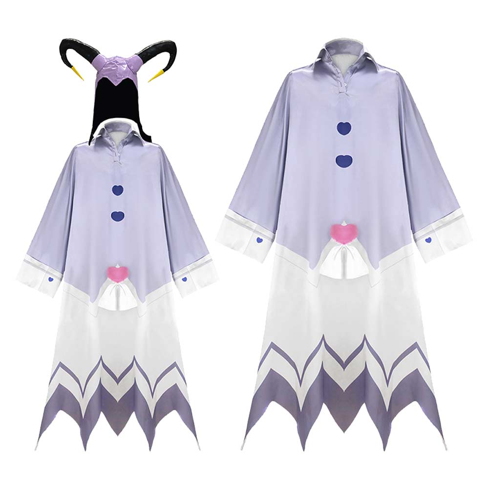 Hazbin Hotel 2 Adam Pyjama Bleu Cosplay Costume