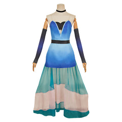 Hazbin Hotel 2 Angel Dust Robe Bleue Cosplay Costume