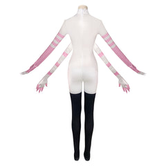 Hazbin Hotel 2 Angel Dust Tenue Blanche Cosplay Costume