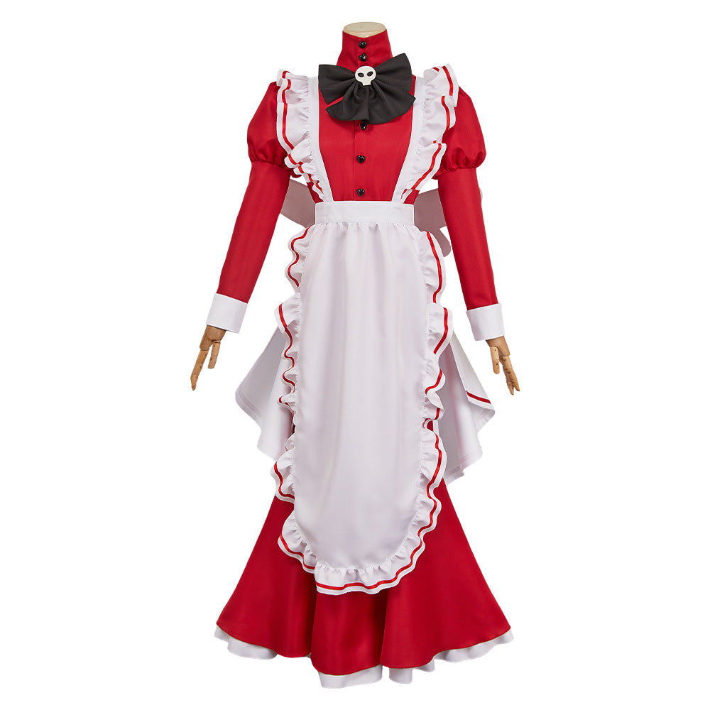 Hazbin Hotel 2 Rosie Maid Uniform Rouge Cosplay Costume