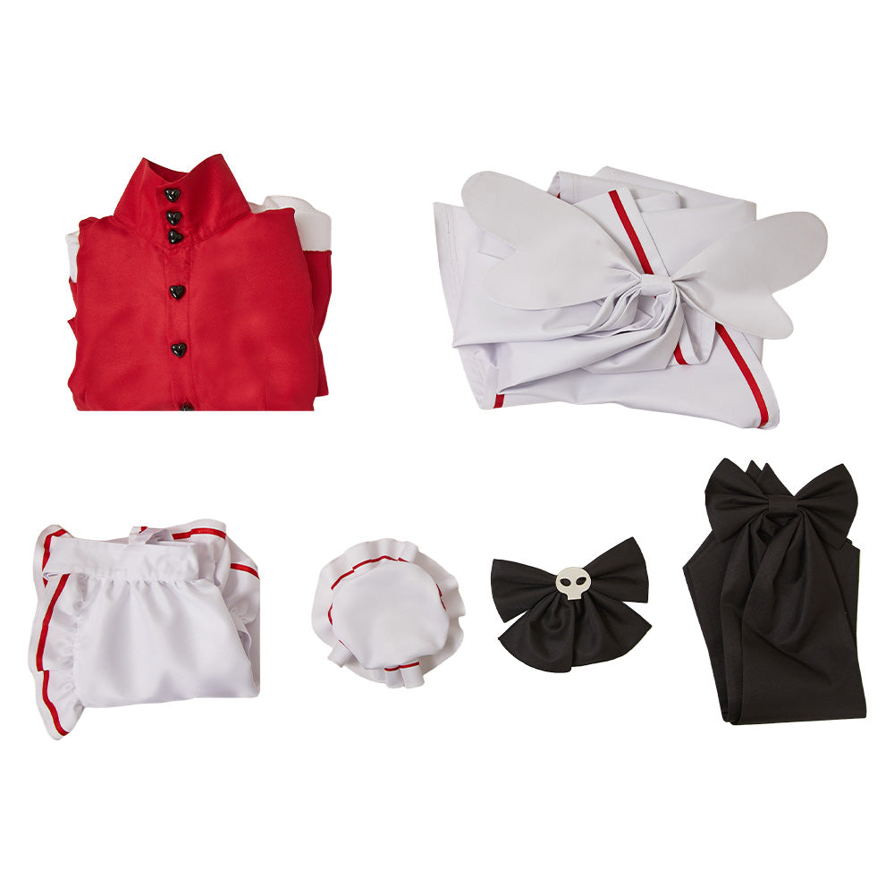 Hazbin Hotel 2 Rosie Maid Uniform Rouge Cosplay Costume