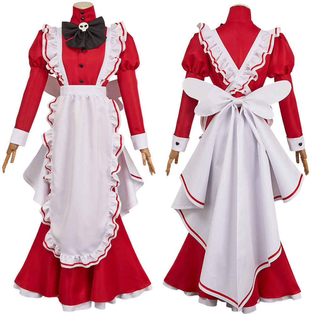 Hazbin Hotel 2 Rosie Maid Uniform Rouge Cosplay Costume