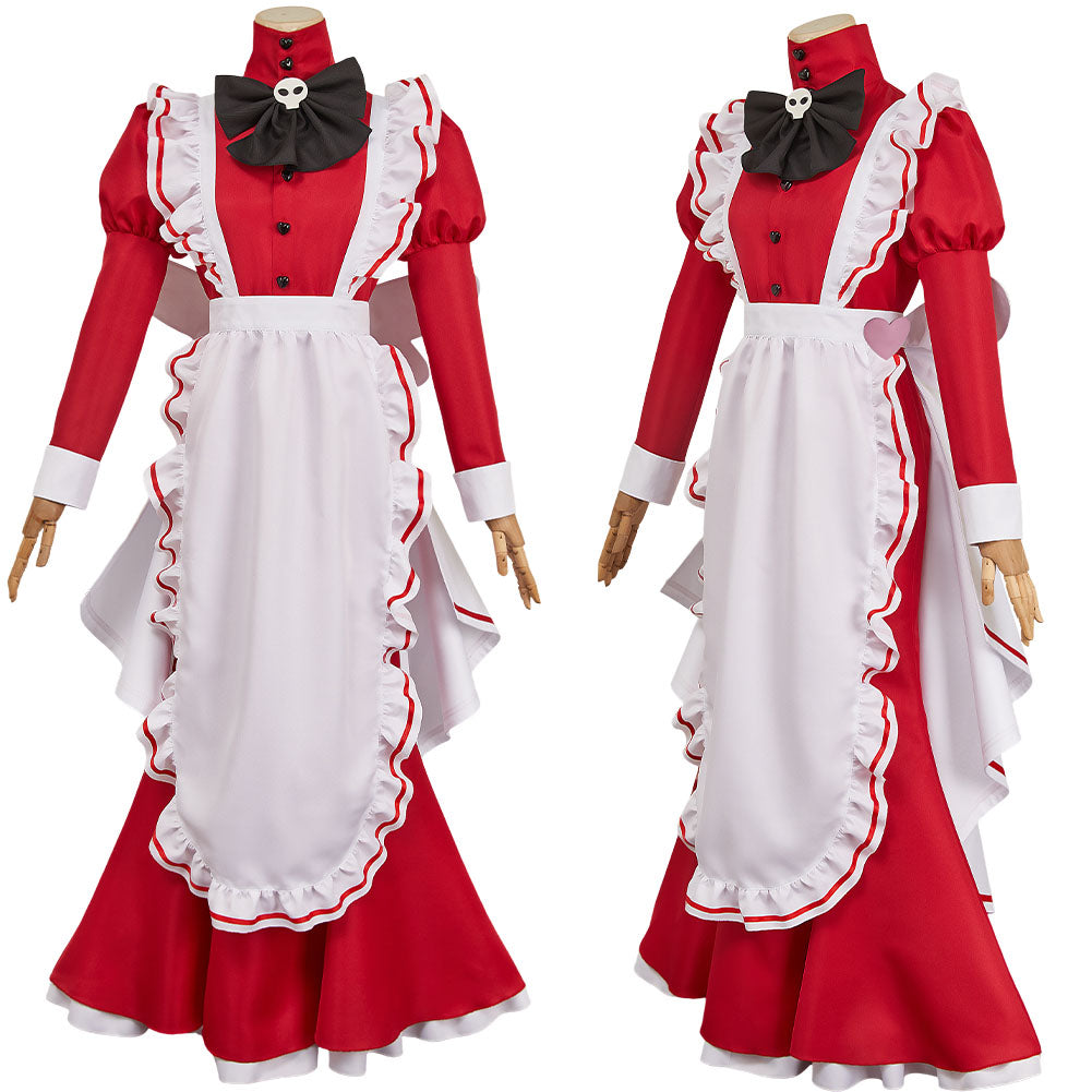Hazbin Hotel 2 Rosie Maid Uniform Rouge Cosplay Costume