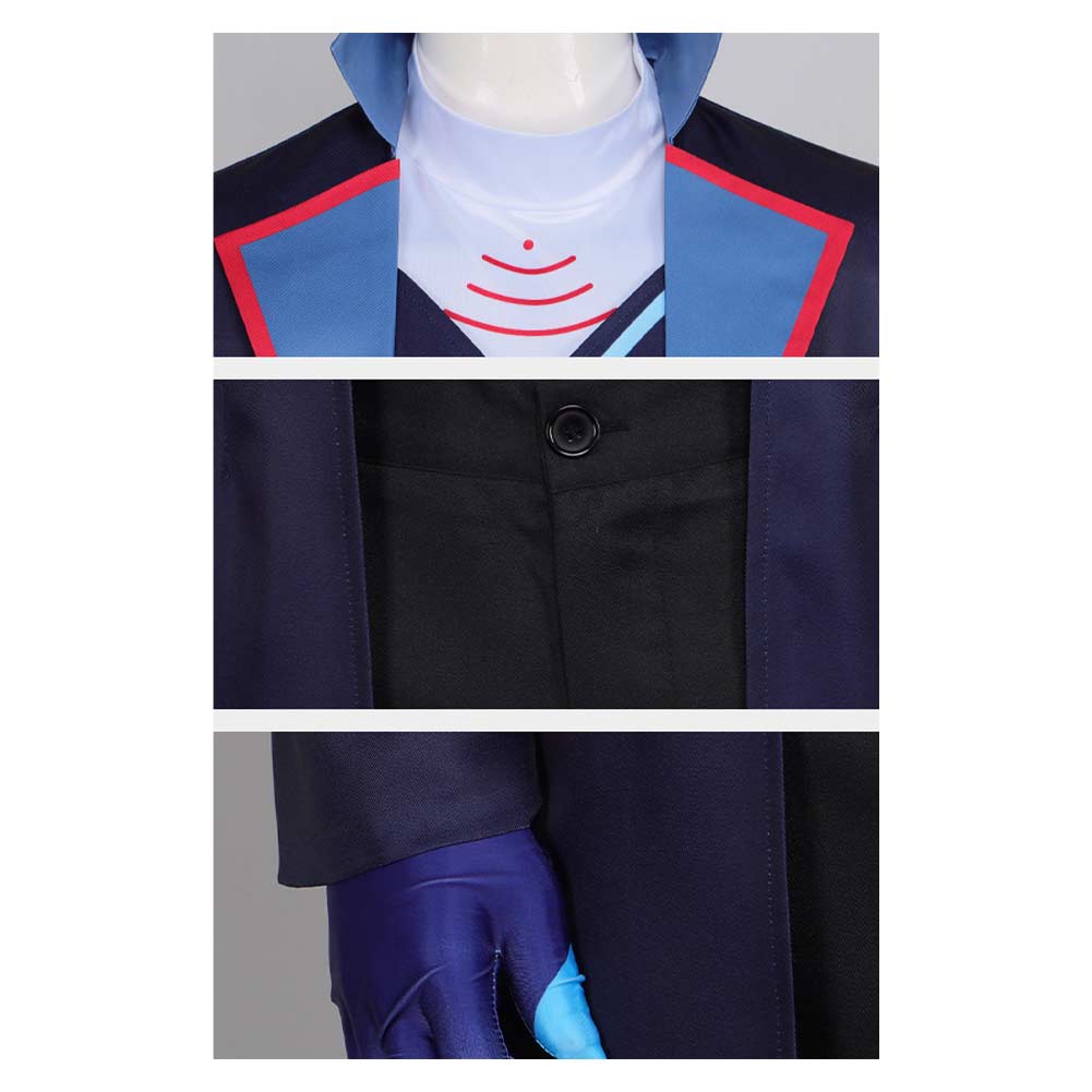 Hazbin Hotel 2‎ Vox Tenue Noire Cosplay Costume Ver.2
