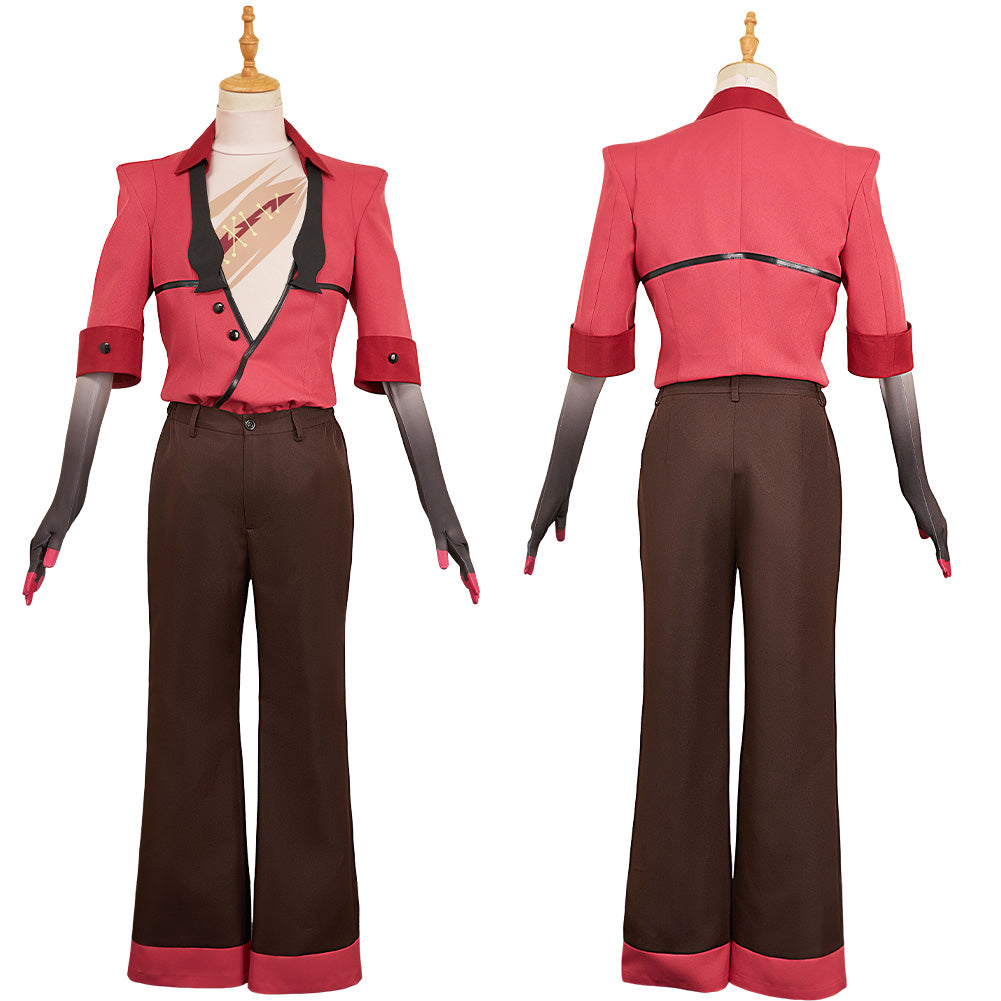 Hazbin Hotel 2(2025) Alastor Tenue Noire et Rouge Cosplay Costume