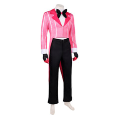 Hazbin Hotel 2(2025) Alastor Tenue Rose et Noire Cosplay Costume