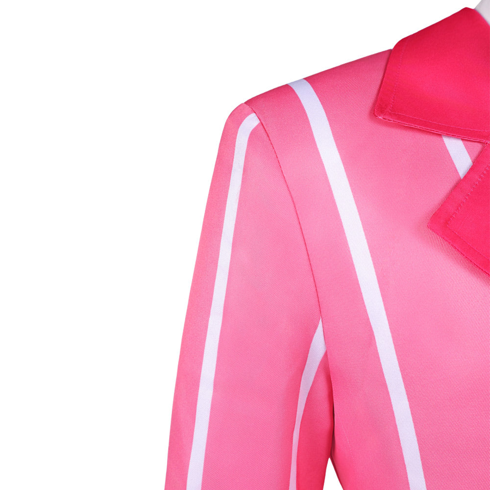 Hazbin Hotel 2(2025) Alastor Tenue Rose et Noire Cosplay Costume