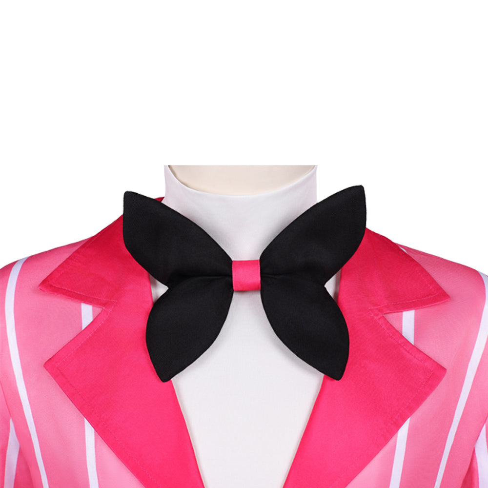 Hazbin Hotel 2(2025) Alastor Tenue Rose et Noire Cosplay Costume