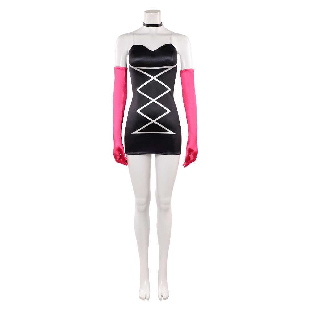 Hazbin Hotel 2(2025) Angel Dust Set de Jupe Noire Cosplay Costume