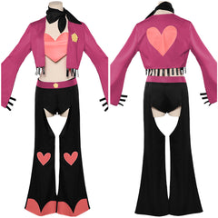 Hazbin Hotel 2(2025) Angel Dust Tenue Rose et Noire Cosplay Costume