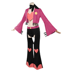 Hazbin Hotel 2(2025) Angel Dust Tenue Rose et Noire Cosplay Costume