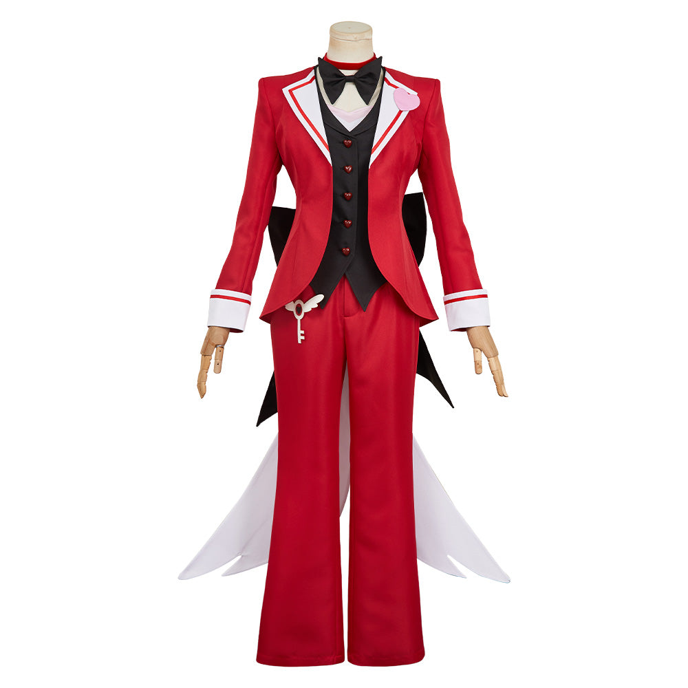 Hazbin Hotel 2(2025) Angel Dust Tenue Rouge Butler Cosplay Costume