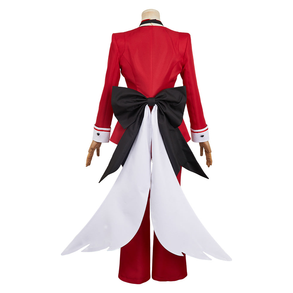 Hazbin Hotel 2(2025) Angel Dust Tenue Rouge Butler Cosplay Costume
