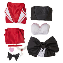 Hazbin Hotel 2(2025) Angel Dust Tenue Rouge Butler Cosplay Costume