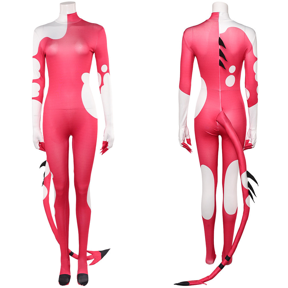 Hazbin Hotel 2(2025) Blitz Combinaison Rouge Cosplay Costume