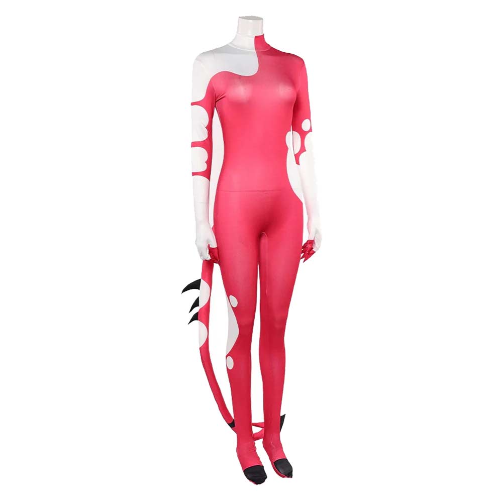 Hazbin Hotel 2(2025) Blitz Combinaison Rouge Cosplay Costume Ver.2